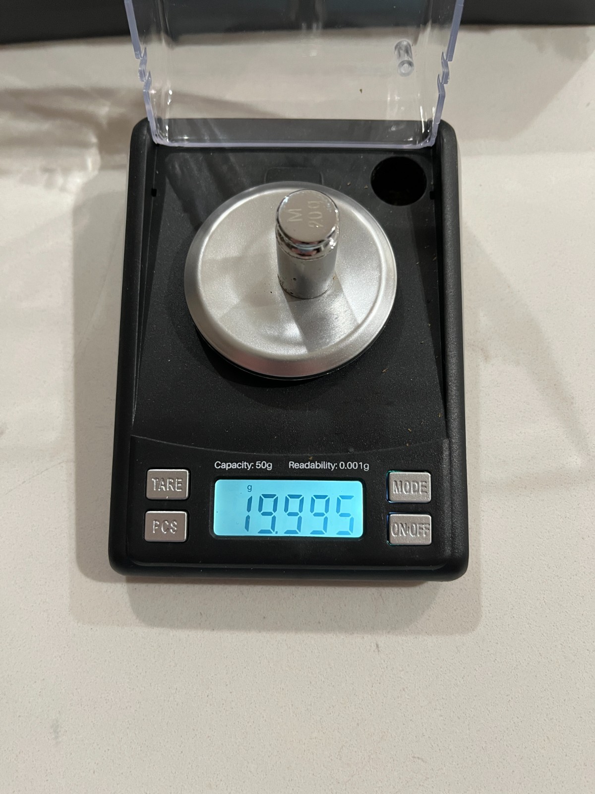 Premium High Precision Digital Milligram Scale 50g x 0.001 Grams – Black