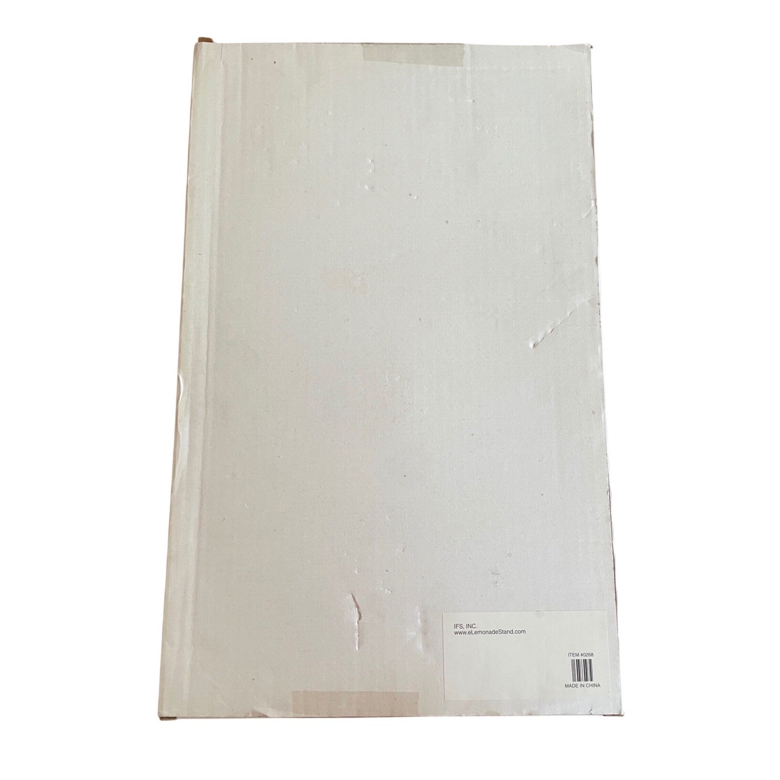 NIB White Shabby Chic Wooden Jewelry Stand Countertop Earring Holder Organizer