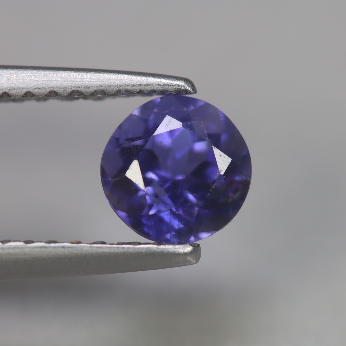 0.60 Cts_Best Color_100 % Natural Unheated Purplish Blue Iolite_Srilanka