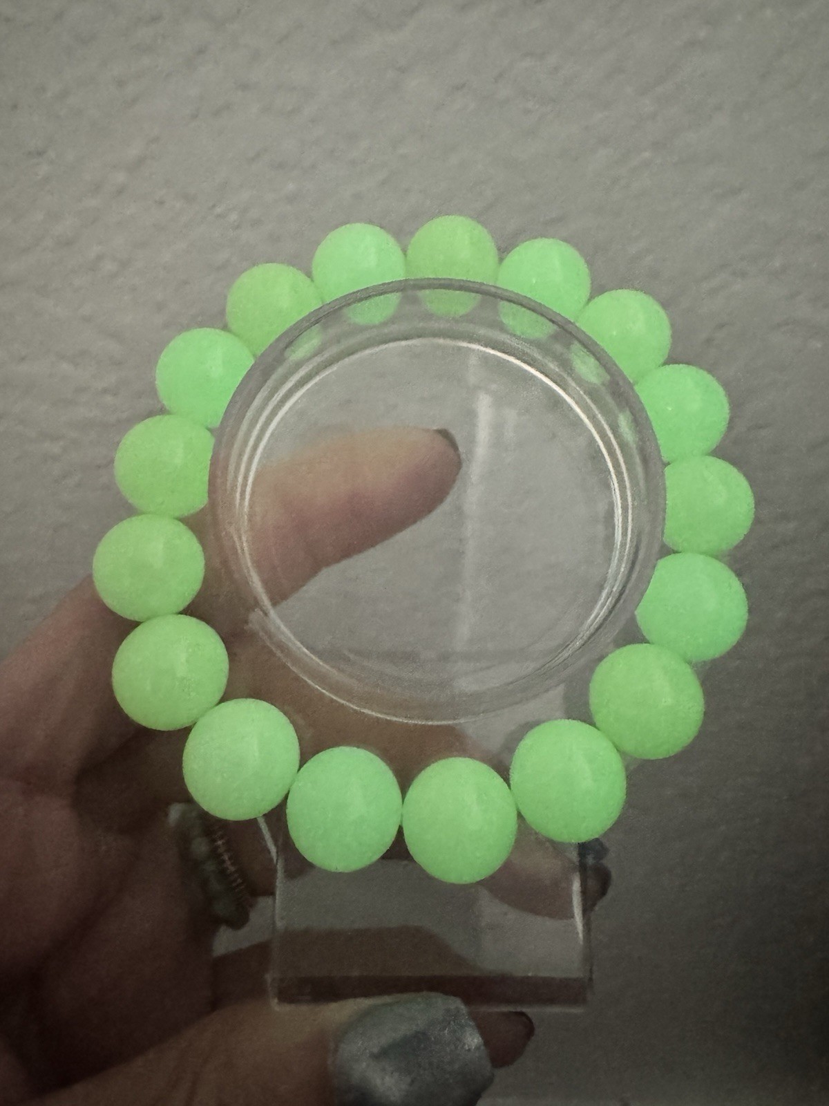 Glow-in-the-dark stone Bracelet 11.8mm