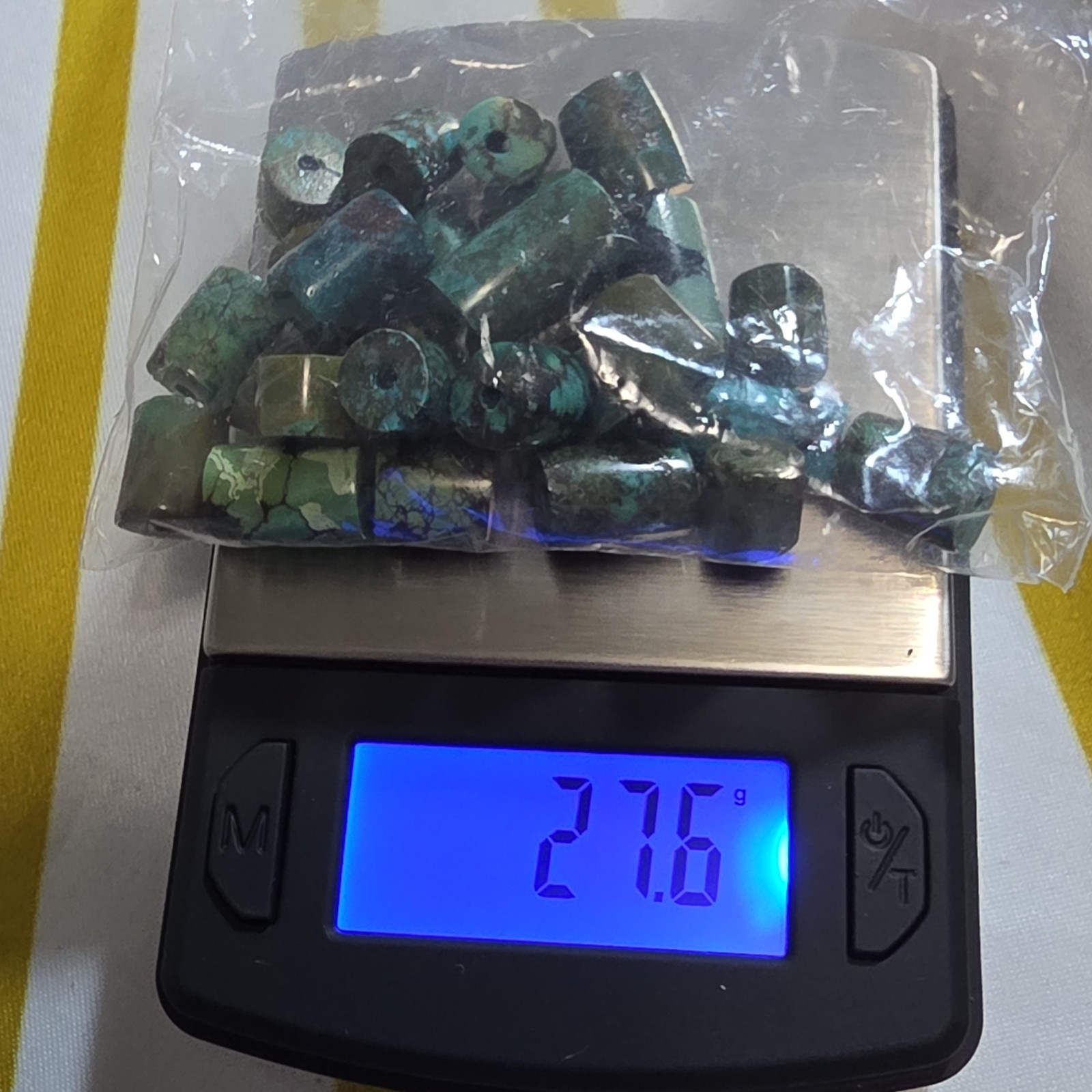 Polished Stone Tube Beads Lot Center-Drilled Green Blue Black Diferentes Medidas