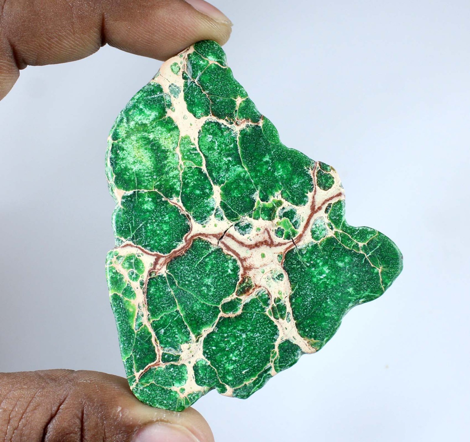 Natural 147.65 Carat Green Carico Lake Turquoise Polished Rough Certified