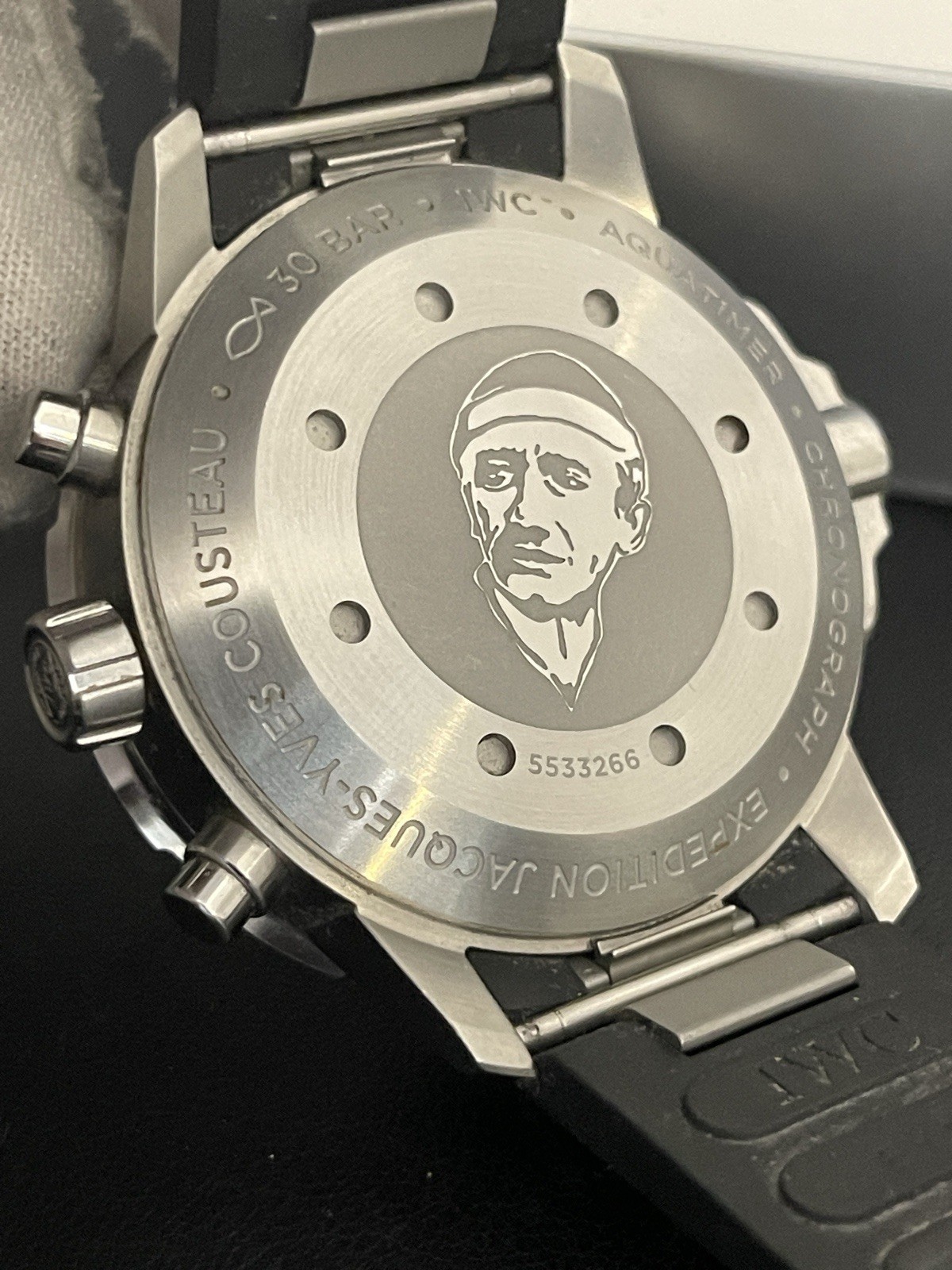 IWC Aquatimer Chronograph Expedition Jacques-Yves Cousteau Watch IW3768-05