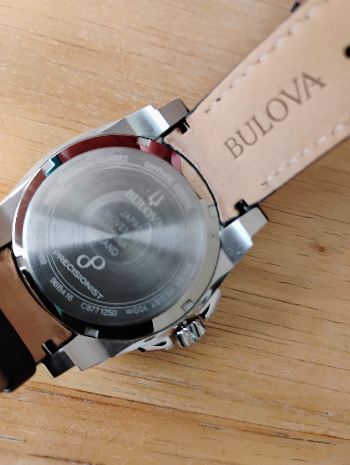 Bulova Precisionist (96B416) 262kHz Men’s Watch, Gray Dial, Sapphire Crystal