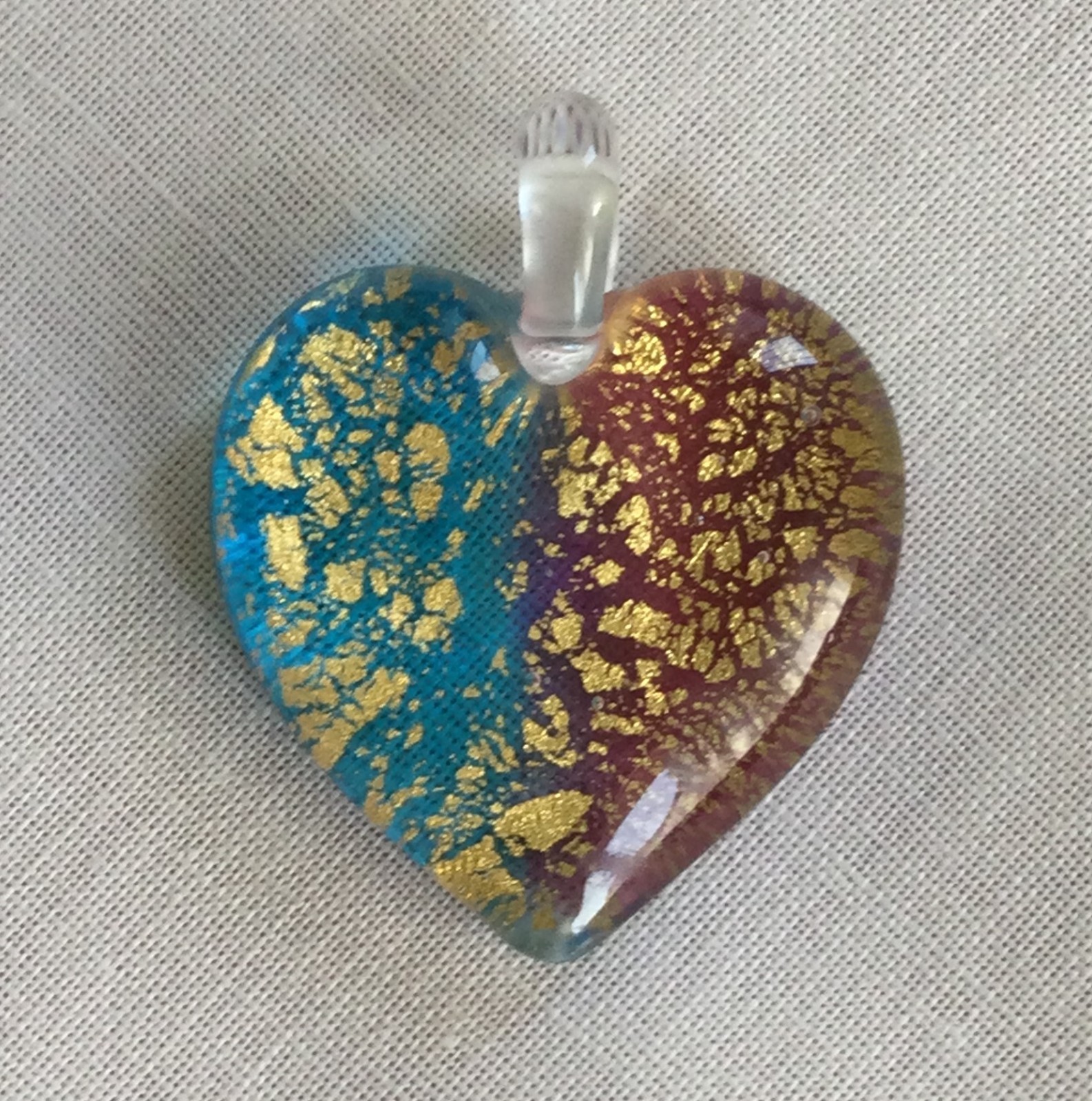 ANTICA MURRINA VENEZIA pendant 30mm x 35mm (1.18’’ x 1.38’’) in heart shape