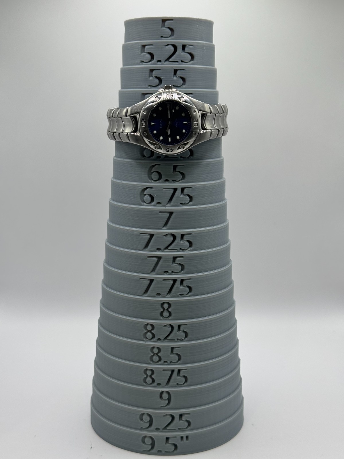 Neo Vintage Bulova Marine Star Midnight Blue Dial Ladies Watch Fresh Battery