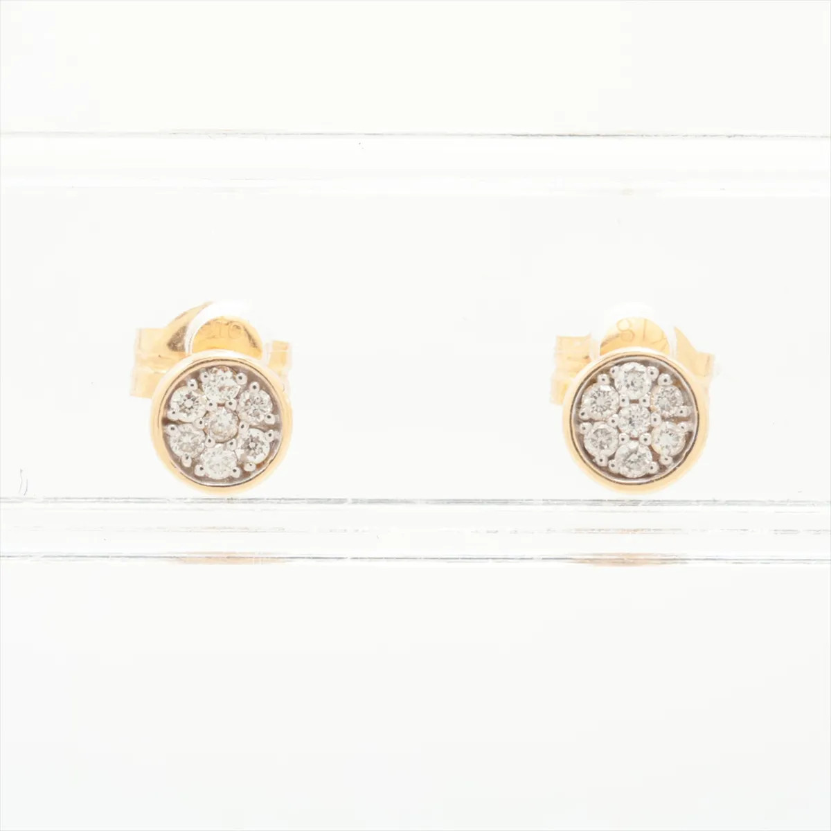 ete diamond Piercing jewelry K18(YG)×K10(YG) 0.5g 0.02 0.02