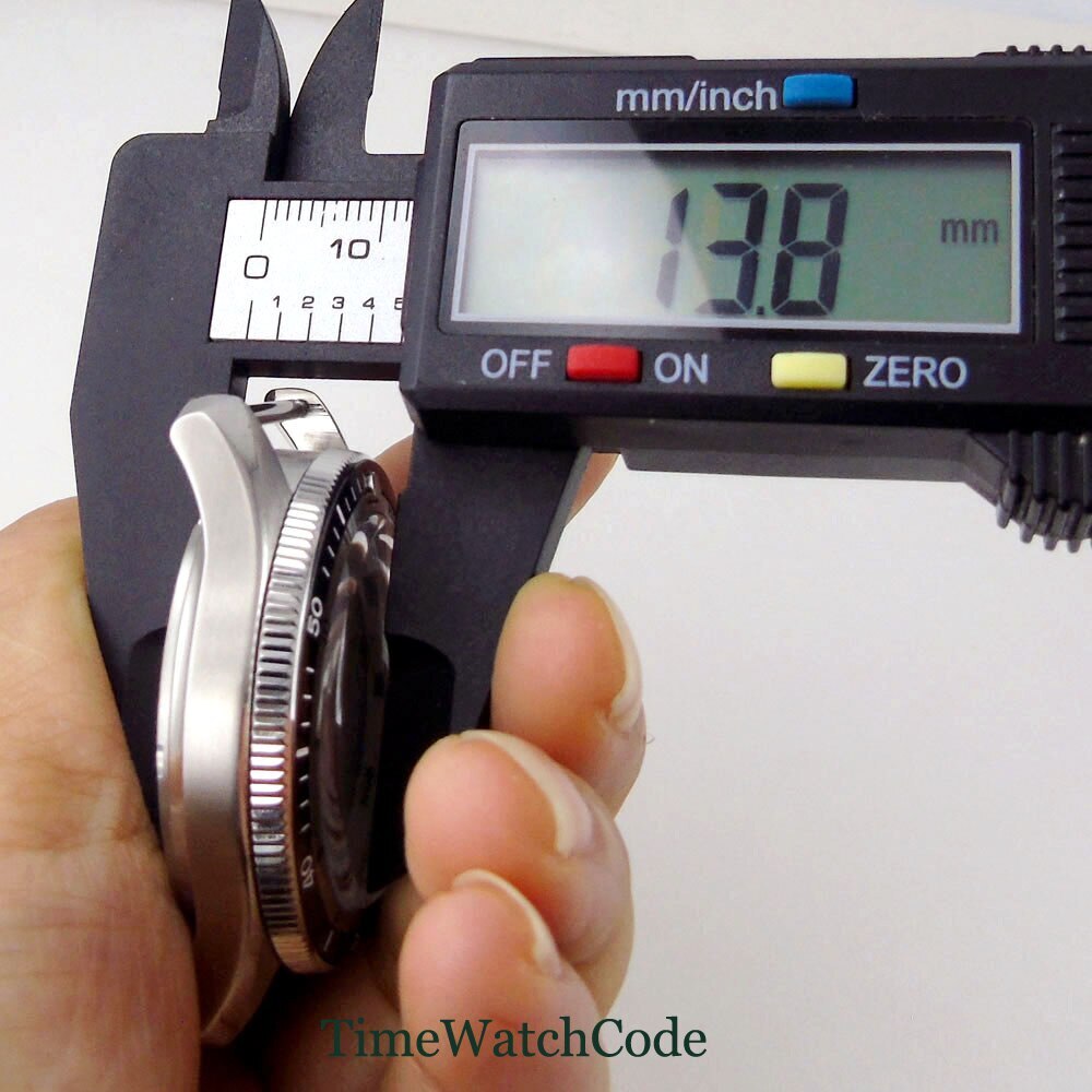 40mm Double Bow Sapphire Crystal Watch Case Fit NH35 NH36 NH38 PT5000 20ATM 316L
