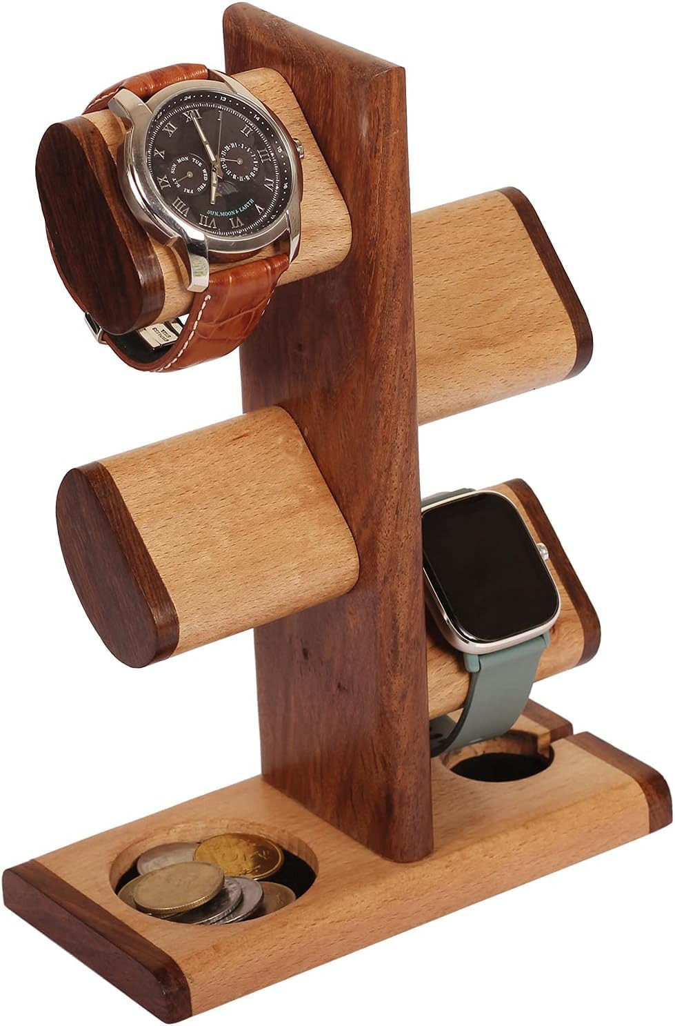 DEALS ABHANDICRAFTS – Watch Stand 5 in One Multiple Watch Display Tower for Men,
