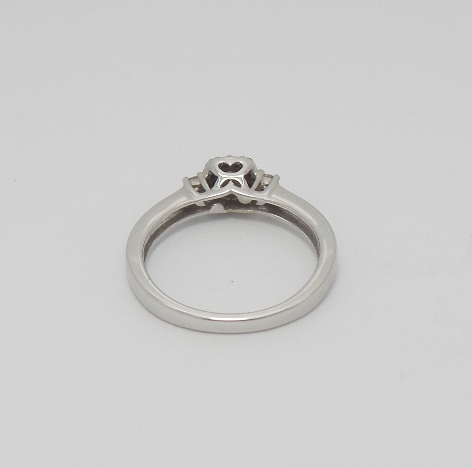 1/2CT Natural Diamond Anniversary Engagement Wedding Bridal Ring 10K White Gold