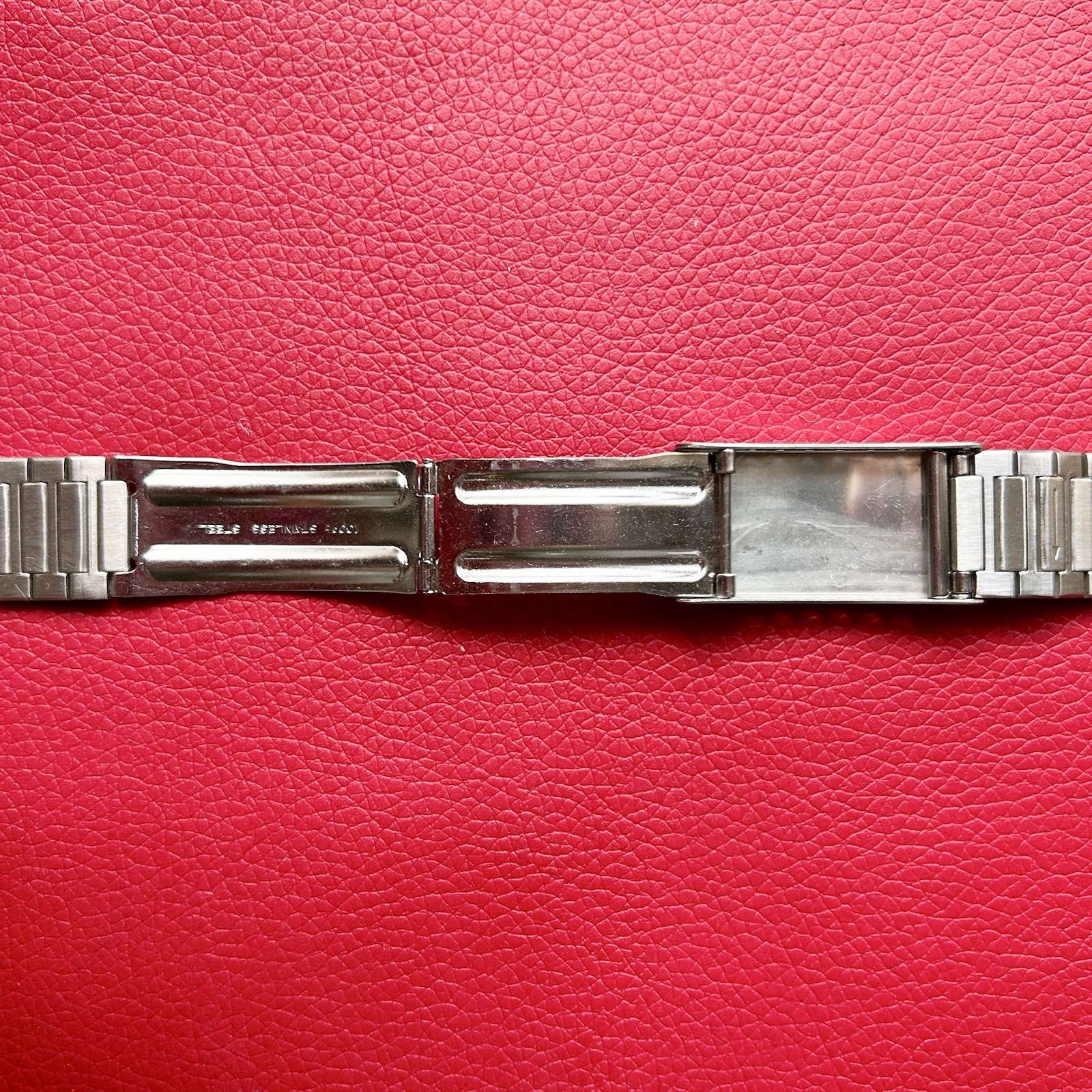 Original NOS Vintage 19mm Fortis Watch Bracelet Band Fits Up To 8” Wrist
