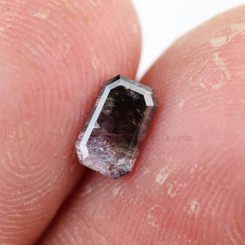 0.66 Carat Natural Diamond Emerald Shape Loose Diamond Fancy Diamond For Ring