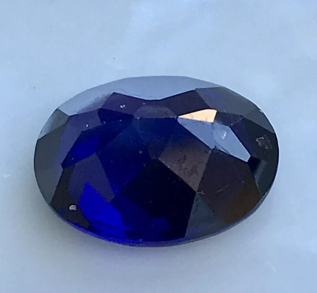 5.50 Ct Natural Blue Sapphire, Excellent Oval Cut , SI Clarity,9 mohs