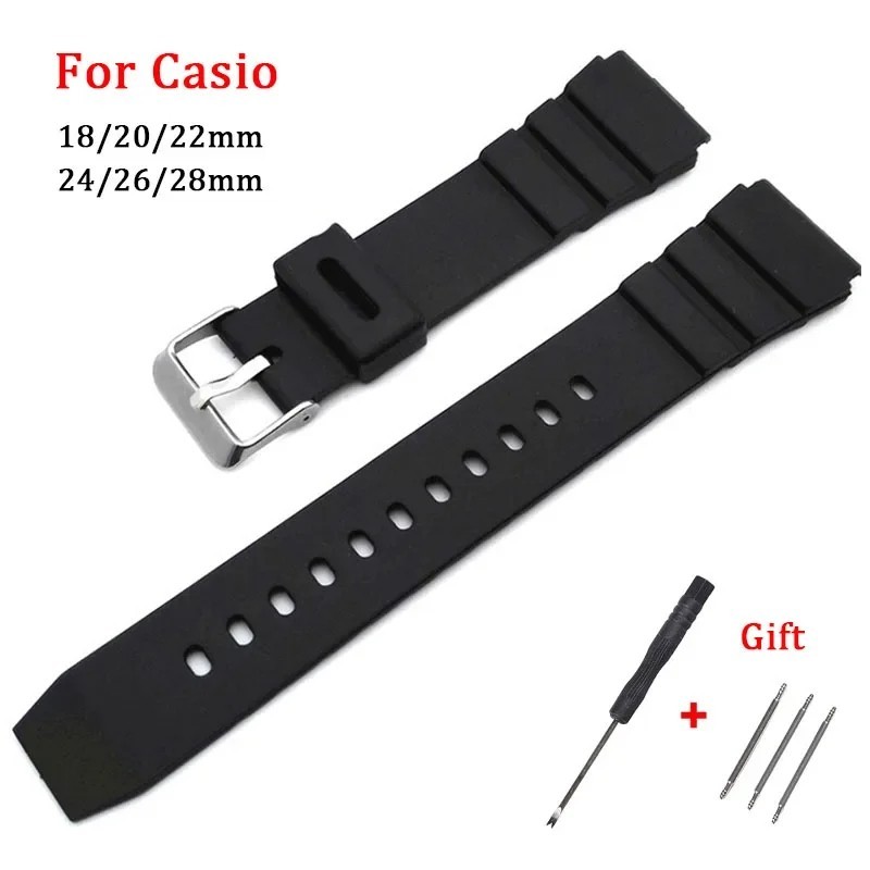 Correa reloj silicona suave 18mm deportiva impermeable repuesto pulsera universa