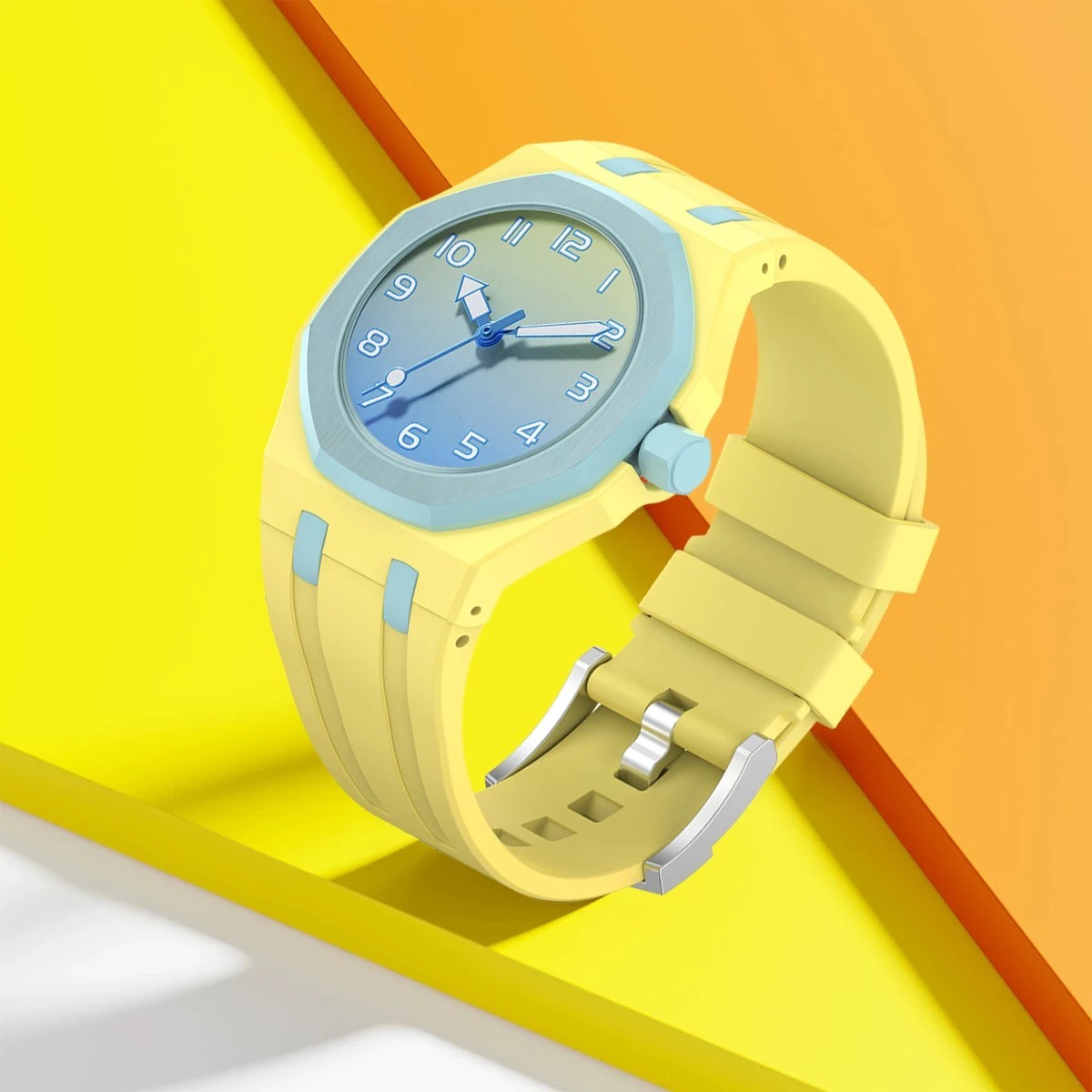 PC Case + Silicone Strap For Swatch x AP Royal Pop Pocket Watch Cover Band Skin