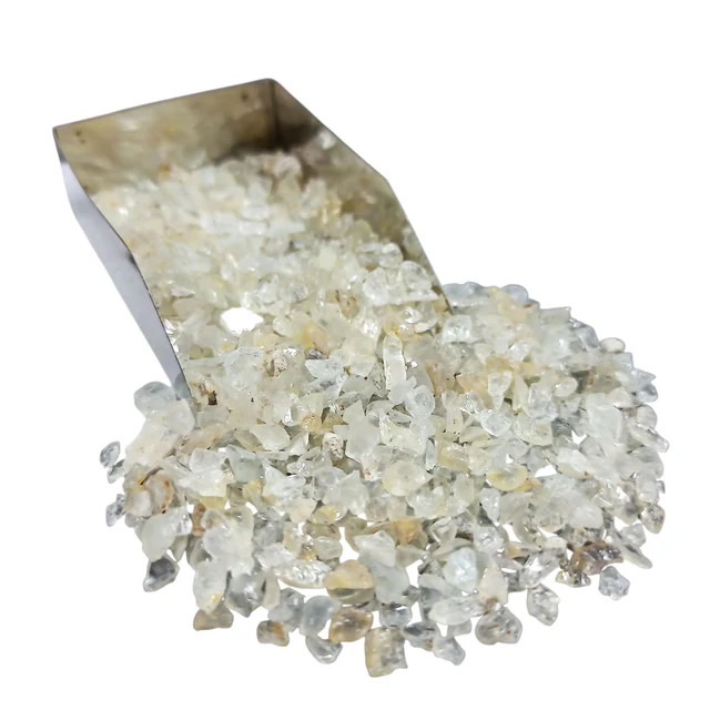 White Topaz Coarse Gemstone 3-5mm for Bottles Home Decor