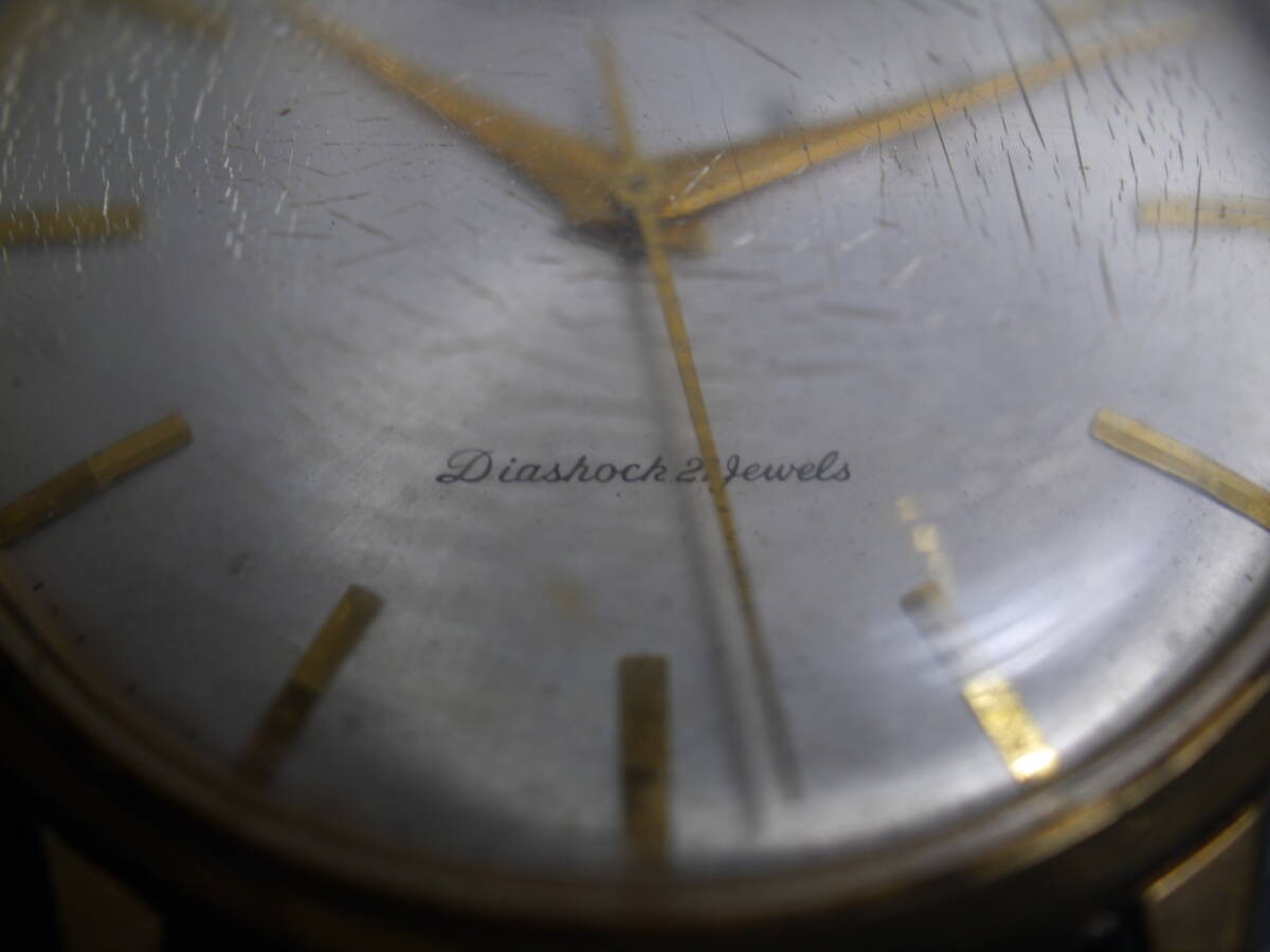 SEIKO Crown 21 Jewels Hand Wound 3 Hands J15003E for Men Men’s Wristwatch ac836