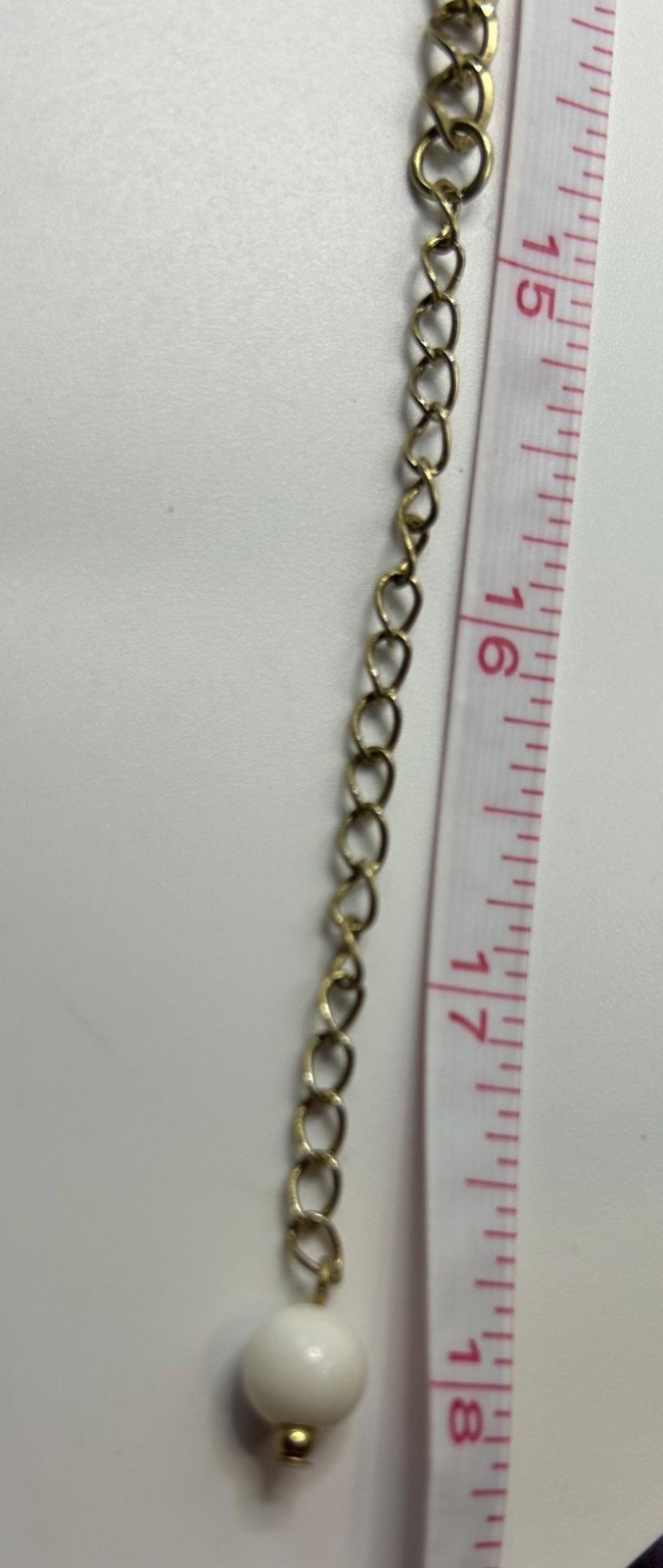 Vintage Multi-Strand Costume Jewelry Bib Necklace with “Y” Drop Drape