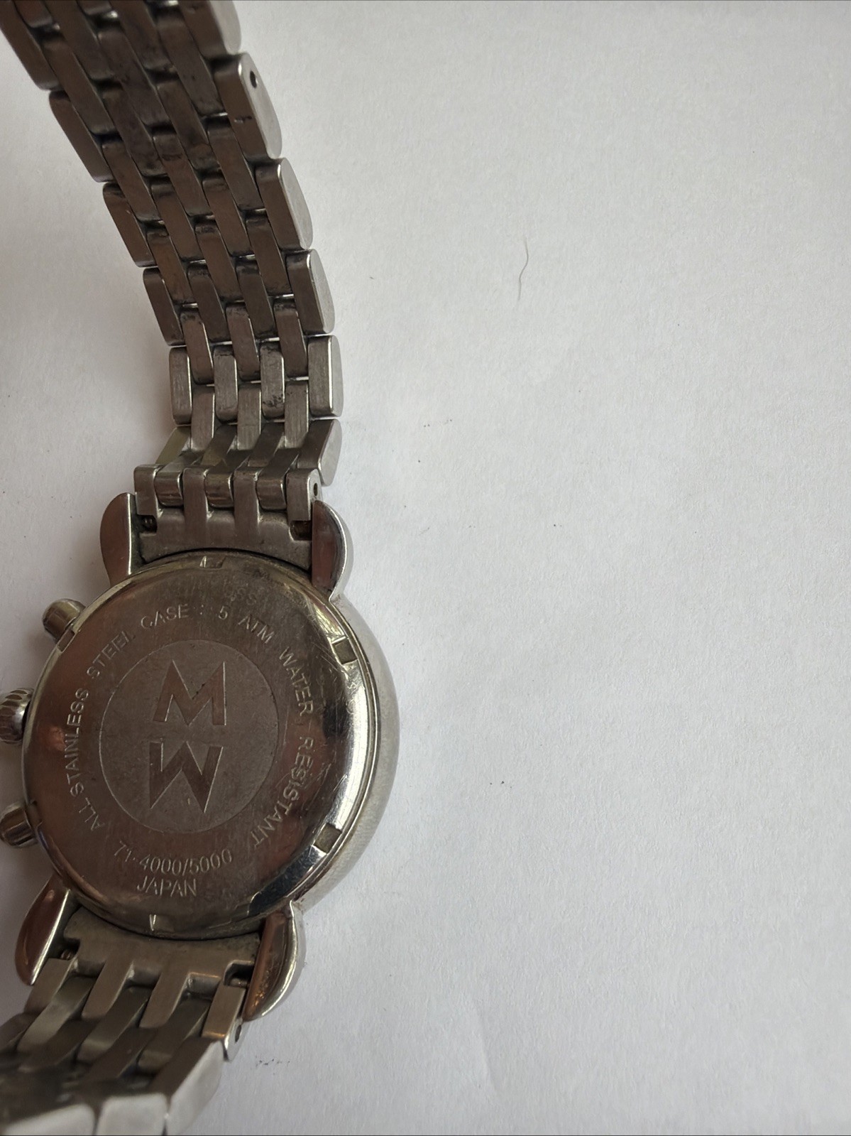 Michele CSX Diamond Chronograph Wristwatch Women Swiss Made