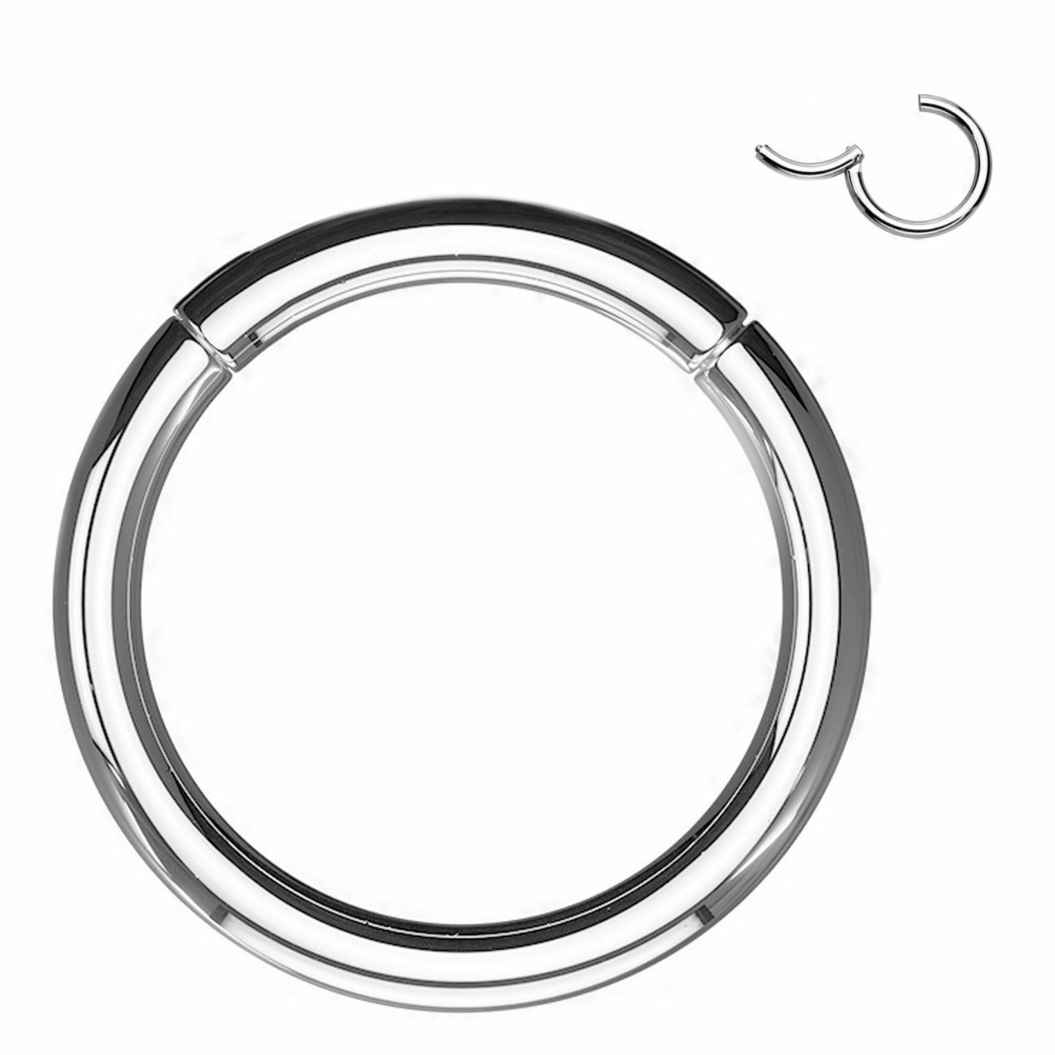 Hinged Segment Rings Made of 316L Surgical Steel All sizes and Gauges Piercings