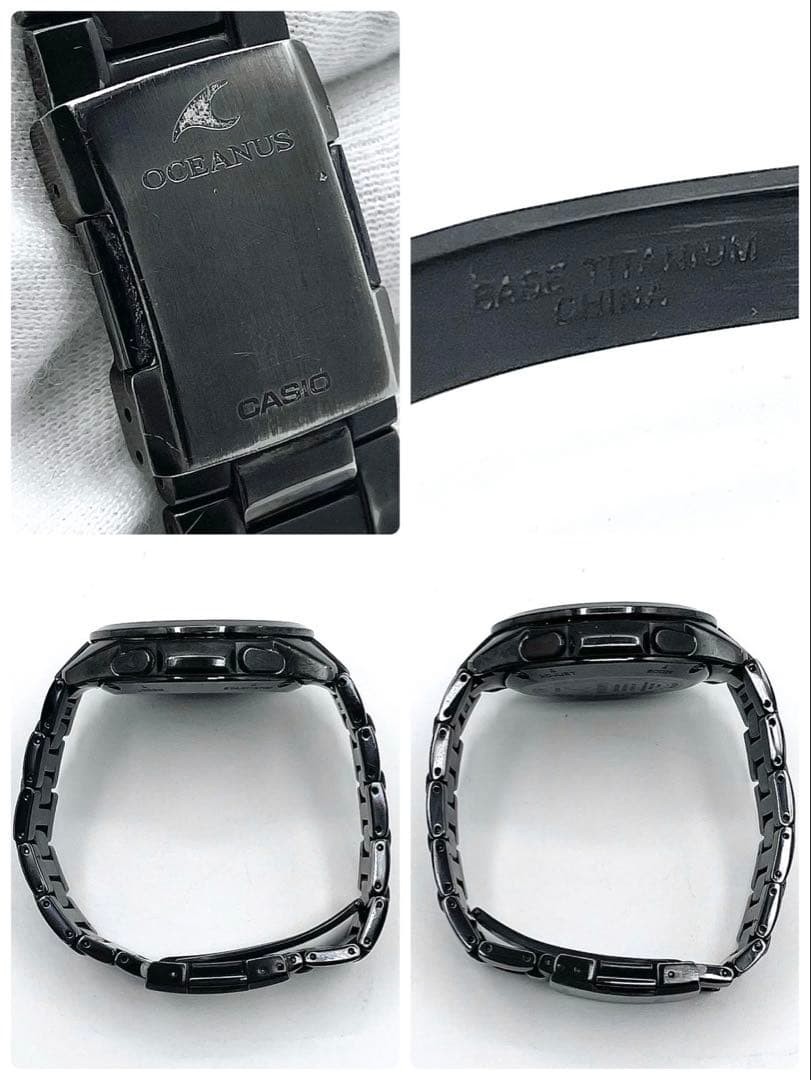 Casio Oceanus OCW-M700TBJ-1AJF All Black Titanium Solar Atomic Chronograph JDM