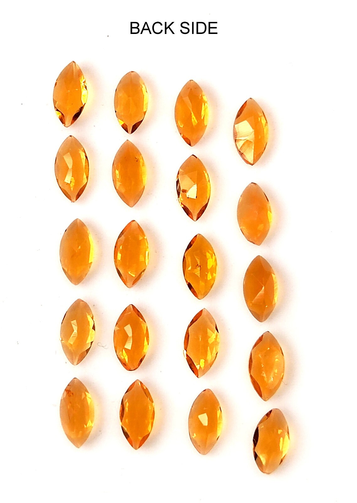 2.5X5 MM MARQUISE CUT AAA+ NATURAL MEXICAN FIRE OPAL FACETED GEMSTONE 20 PIECES
