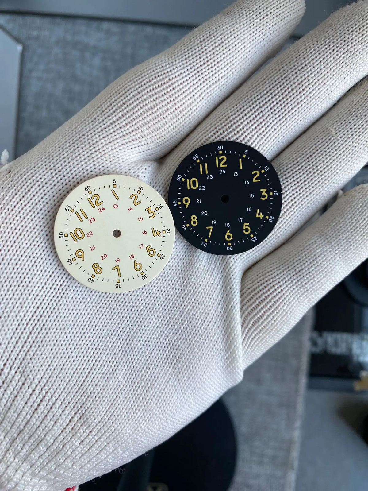 New 29mm Beige Watch Dial Modification Parts For NH35 NH36 ETA2824 PT5000 Miyota