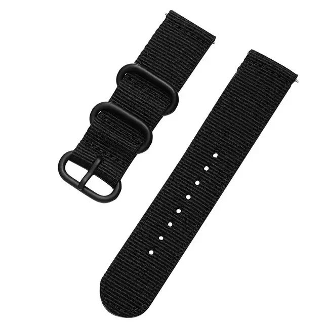 18mm 20mm 22mm 24mm Ballistic Durable Military Nylon Wrist Watch Band Strap