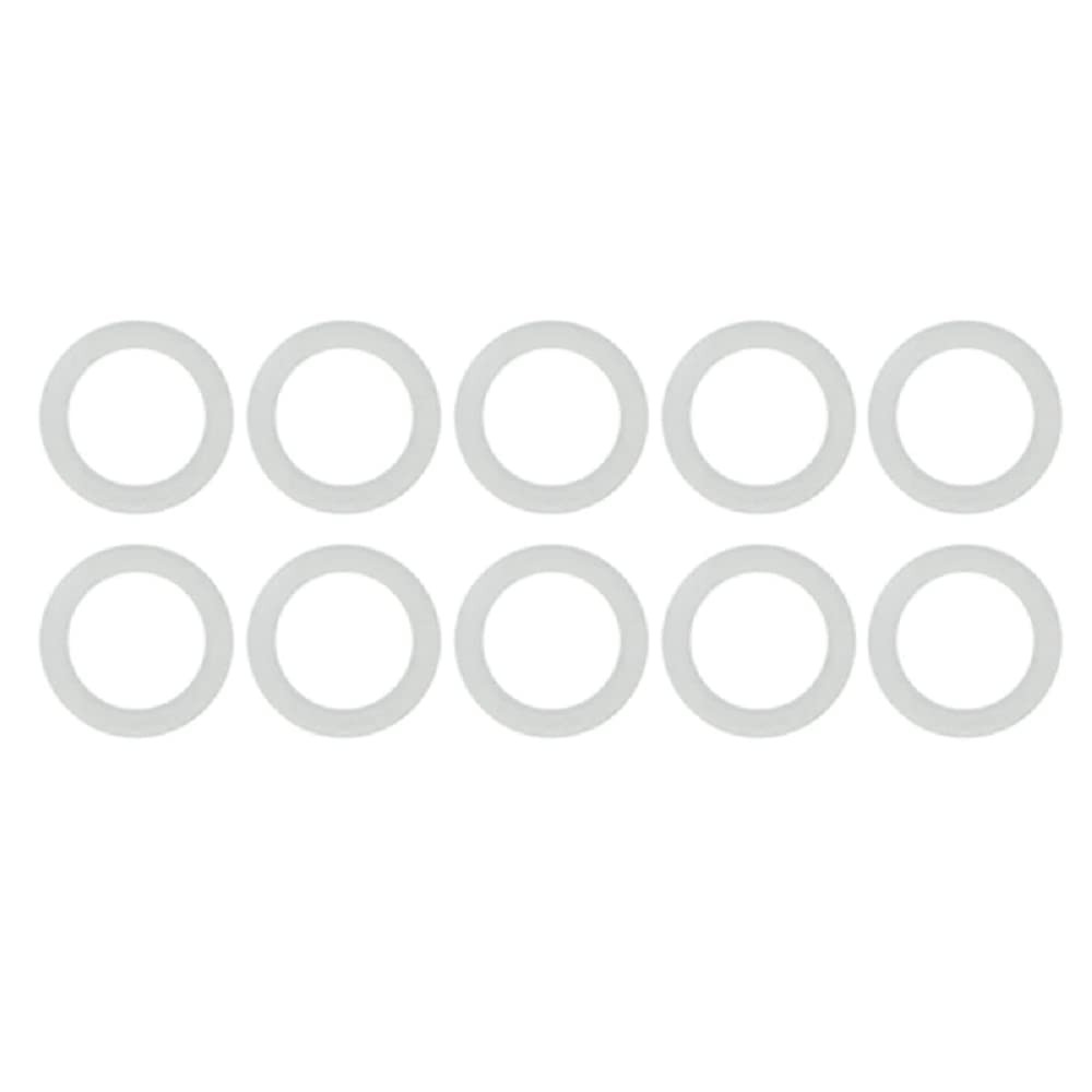 Clear Silicone ORings 10mm 0.39 Inch Sealing Gasket Washer 10 PCS