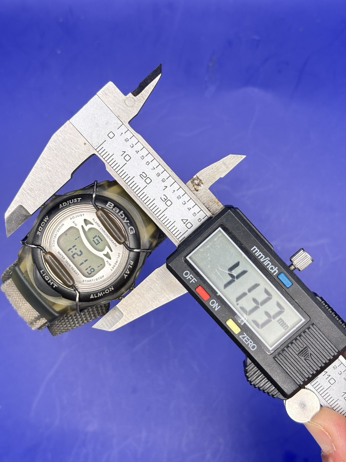 Casio Baby-G Ladies sports watch 1623 BG-391 vintage transparent Watch #YC1