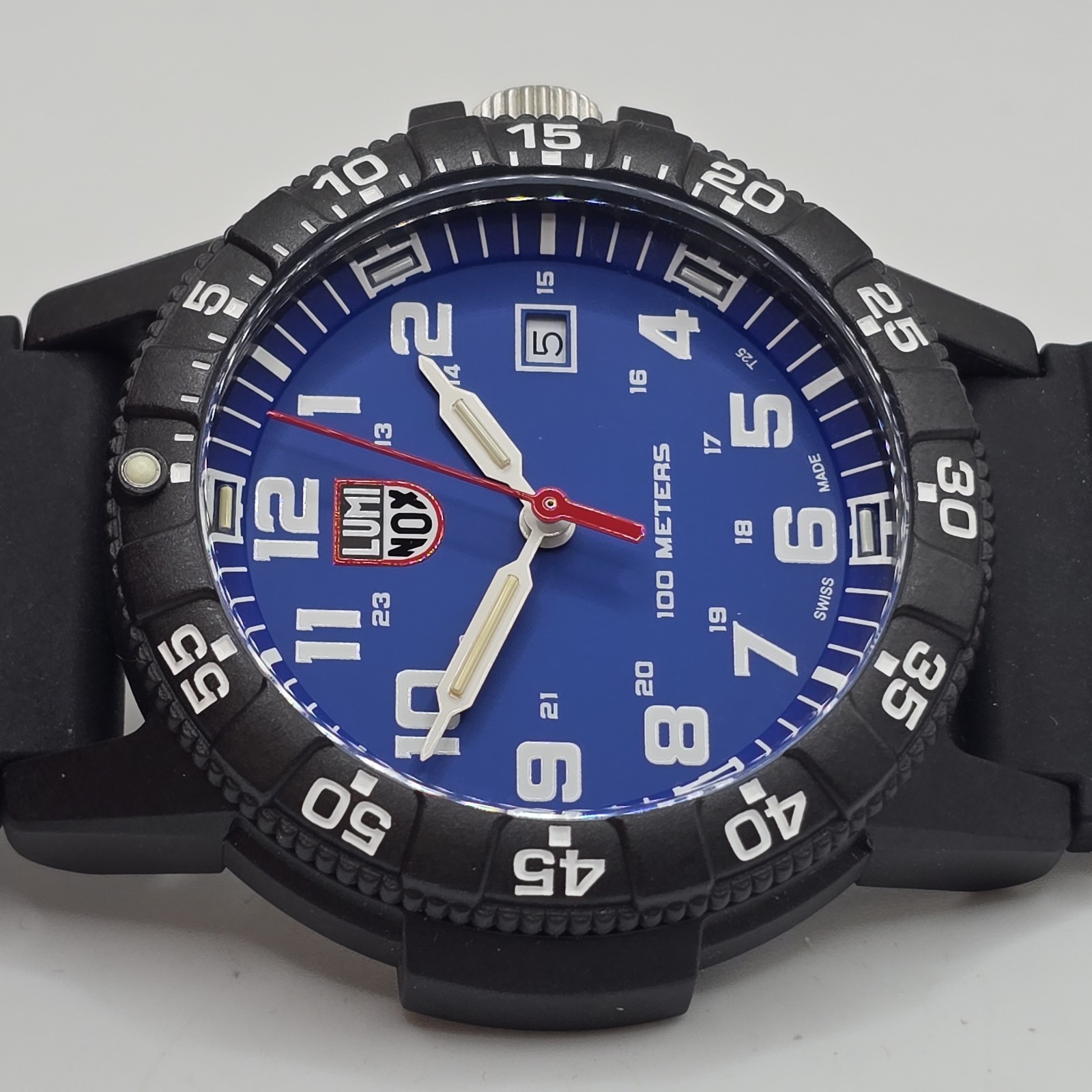Luminox Leatherback Sea Turtle Quartz Watch 44mm Blue Black