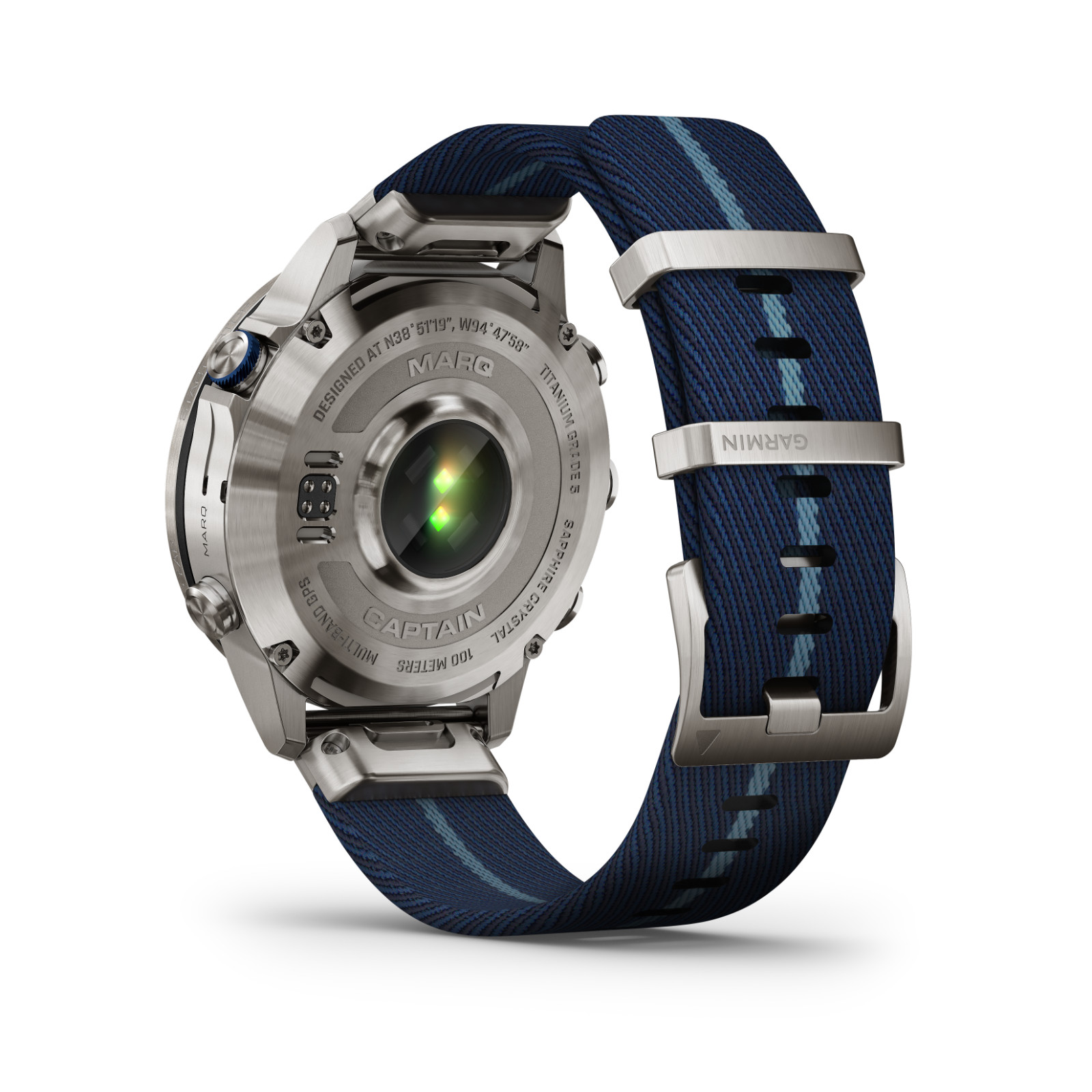 Garmin MARQ Captain Gen 2 Modern Tool Smartwatch Titanium Sapphire 010-02648-10
