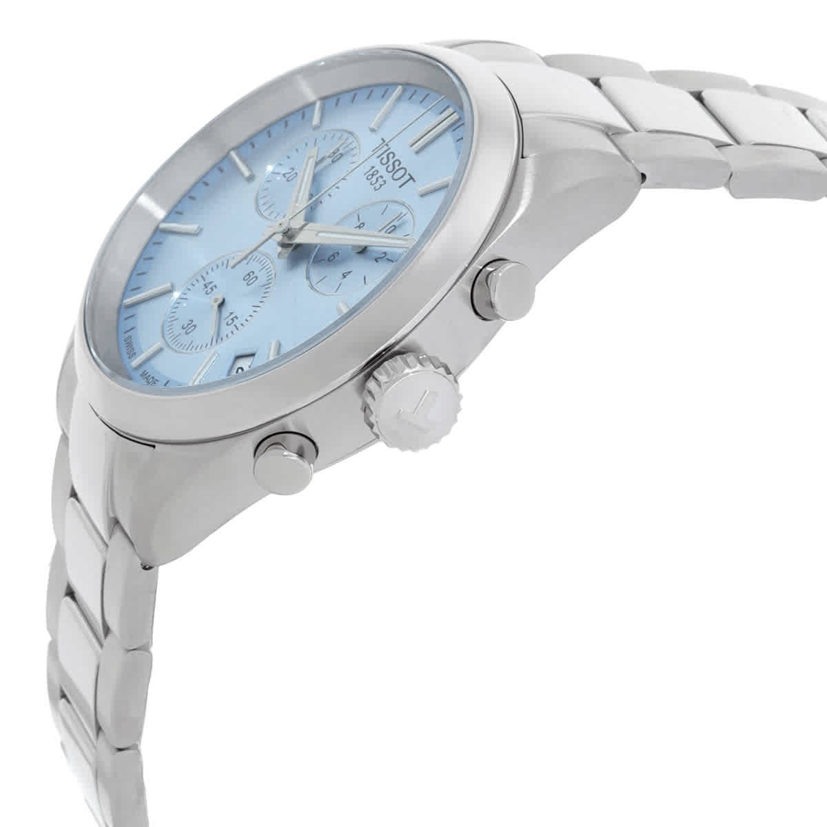Tissot PR 100 Chronograph Quartz Ice Blue Dial Men’s Watch T150.417.11.351.00