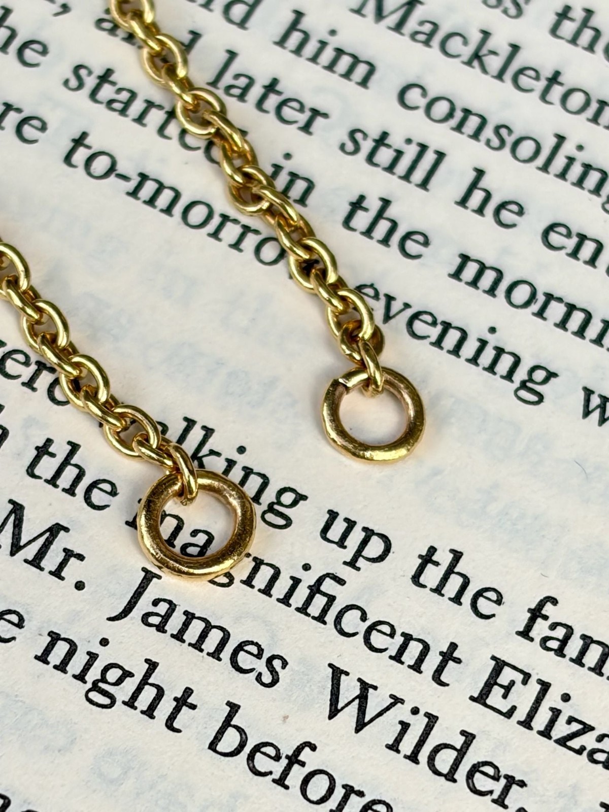 14K Yellow Gold Vintage Long Cable chain