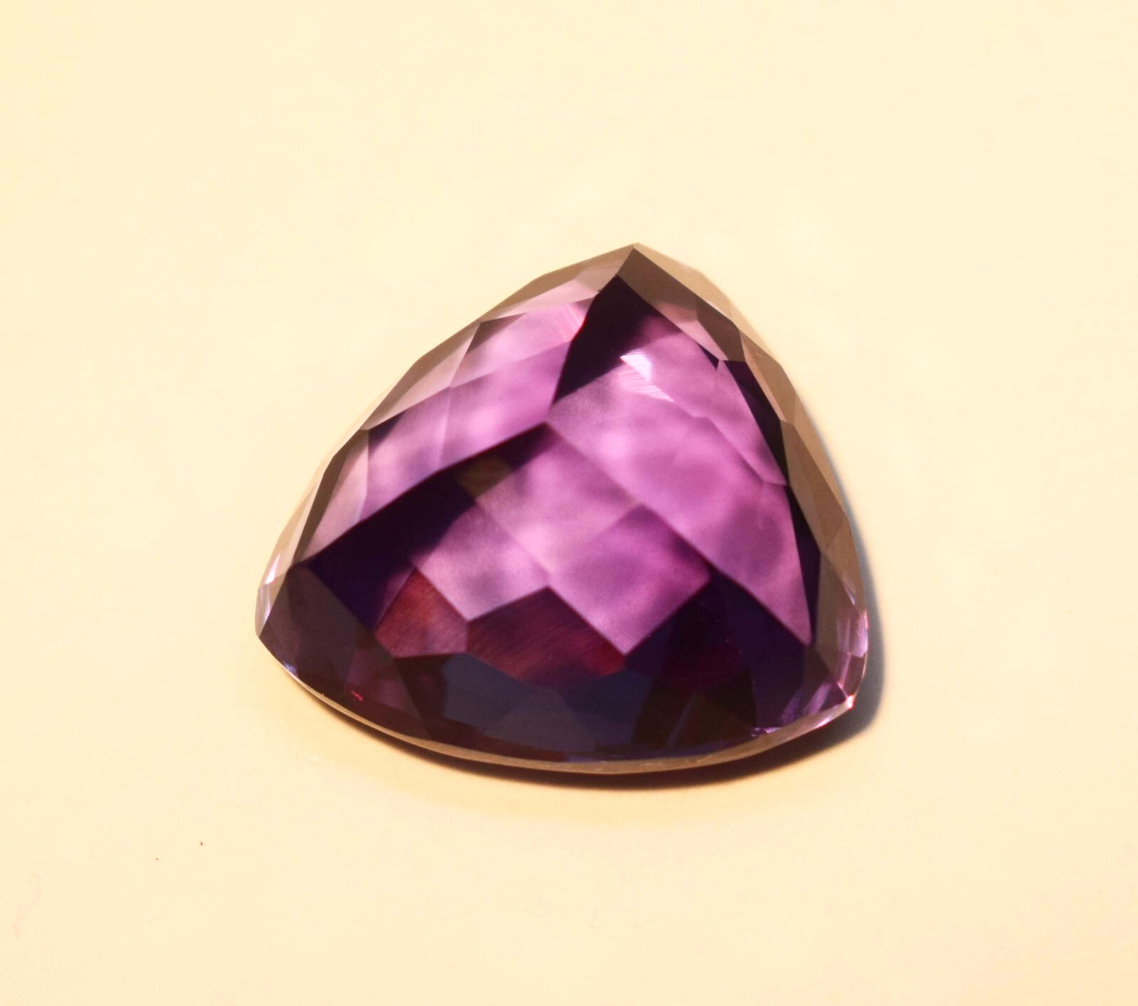 20-22 CT Ring Alexandrite Genuine Russian Color Change Trillion Cut Gemstone