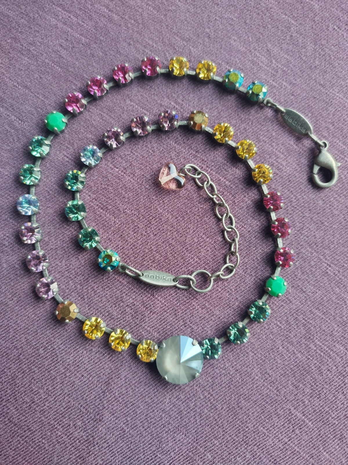 Fun Sabika necklace has loads of color and sparkle