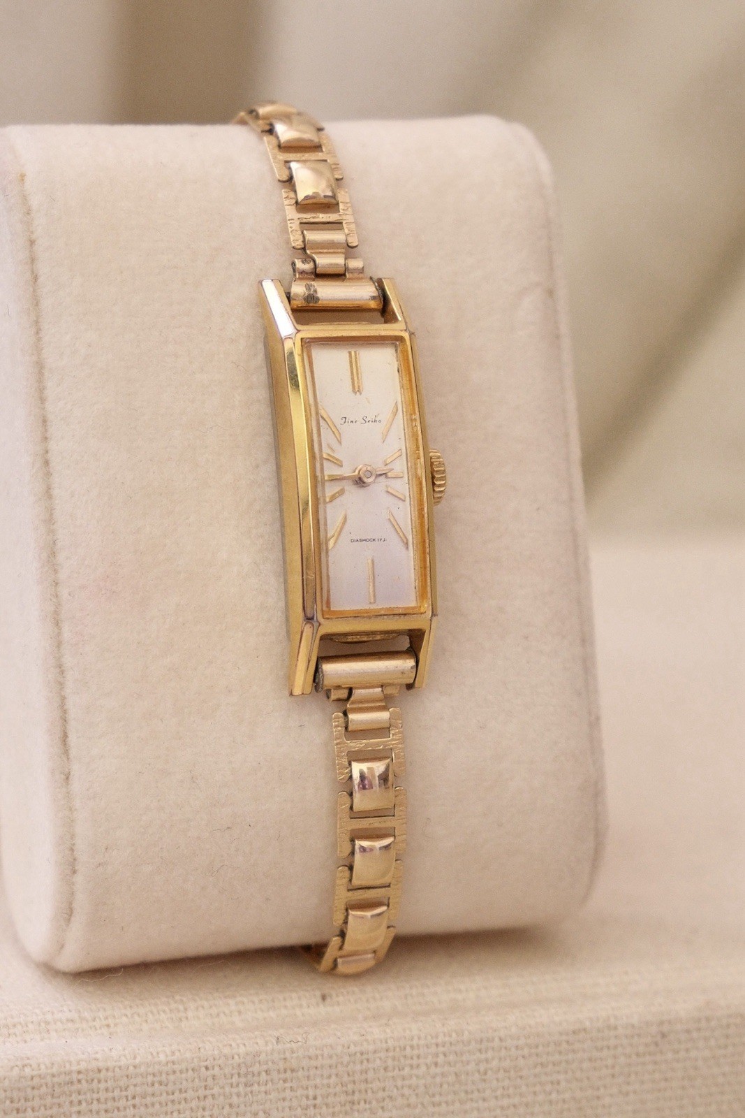 50s / 60s Vintage Fine Seiko Ladies Dress Watch 17 Jewels Diashock Hand Wound