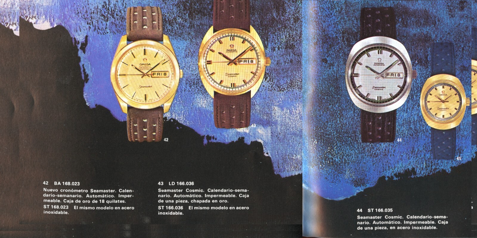Genuine CorfaM® Straps Bands for Vintage & Reissue Omega Watches & Chronographs.