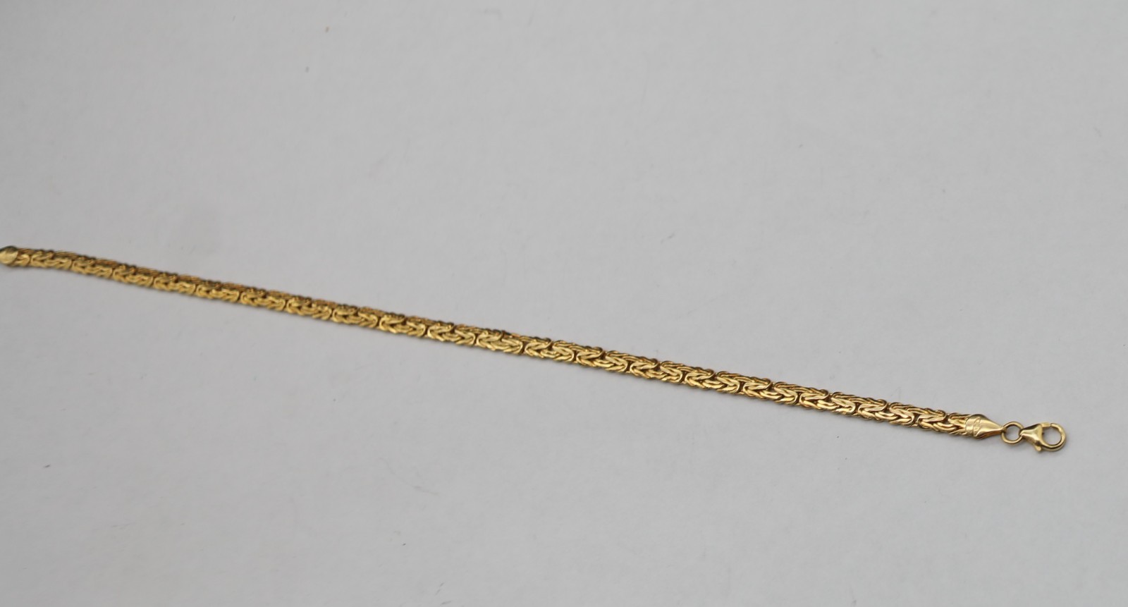 14K 9” Milor Italy Yellow Gold Chain Bracelet 4.1 Gram Lovely & Elegant