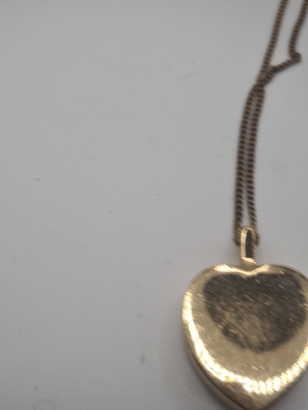 Accessorize Black Glass Heart Pendant Necklace On A Gold Tone Chain