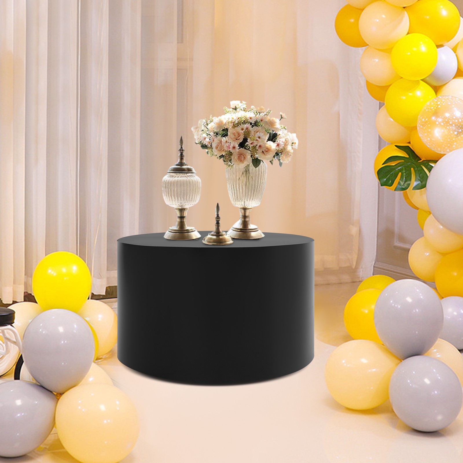 19.68in Display Platform Display Pedestal Stand Load 220lbs Round Pedestal Stand