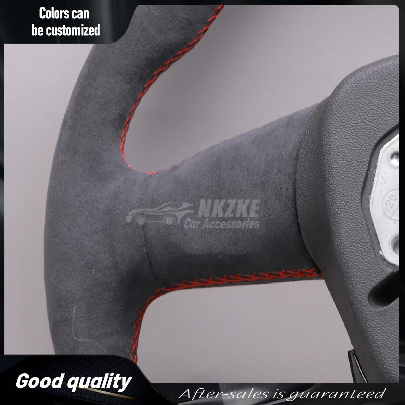 Steering wheel for Audi Q5l in carbon fiber and Alcantara