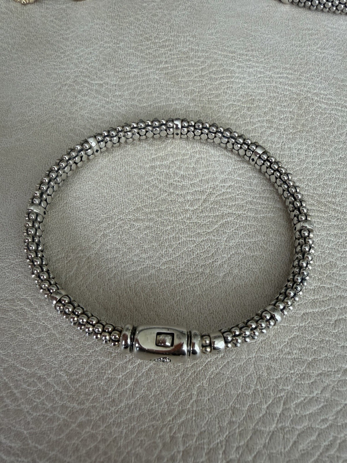Lagos Caviar Sterling Silver Station Bracelet