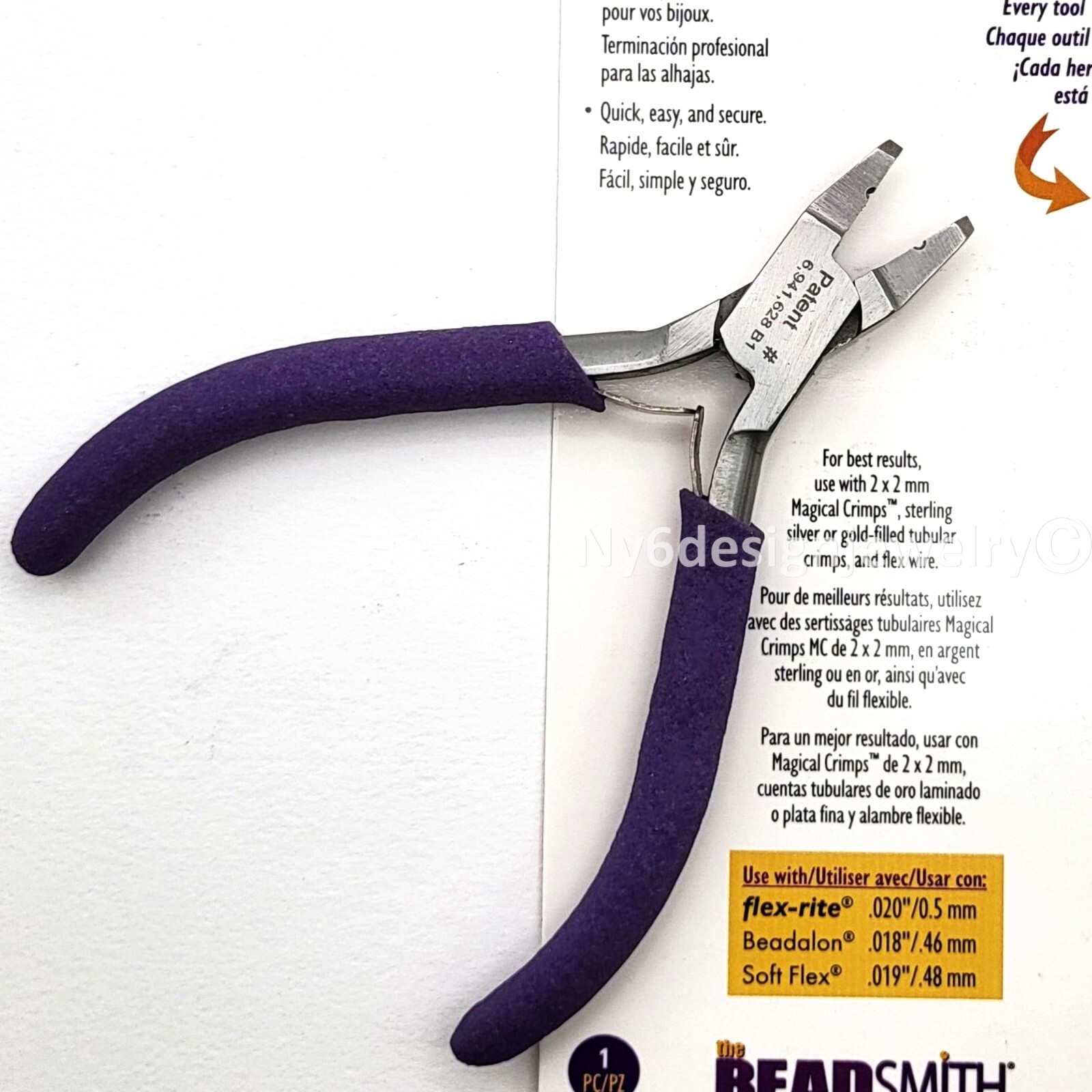 Beadsmith Universal Magical Crimper Tool – Patented 2mm Jewelry Crimping Tool