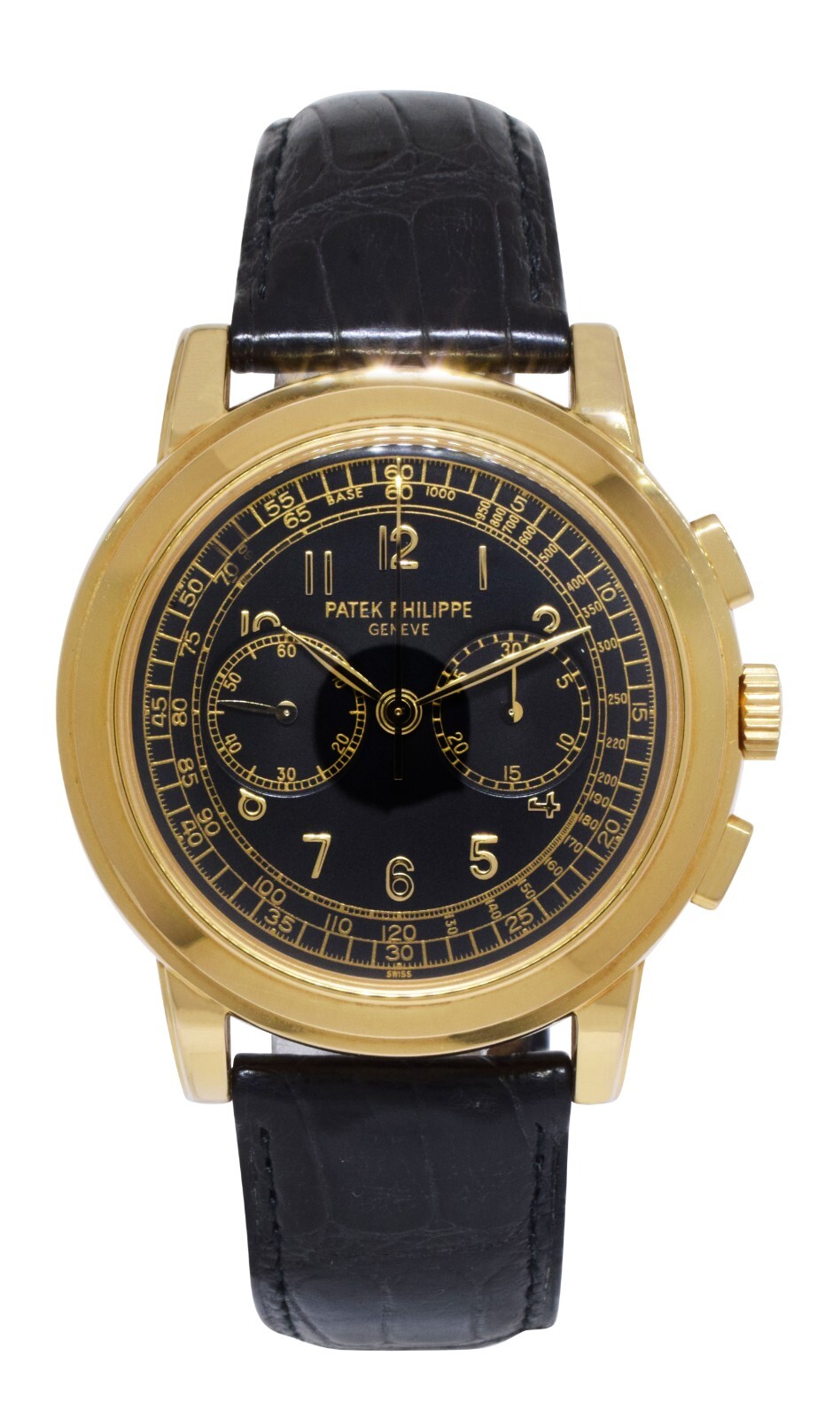 Patek Philippe Chronograph 5070 18k Yellow Gold Mens 42mm Watch B/P ‘ 5070J