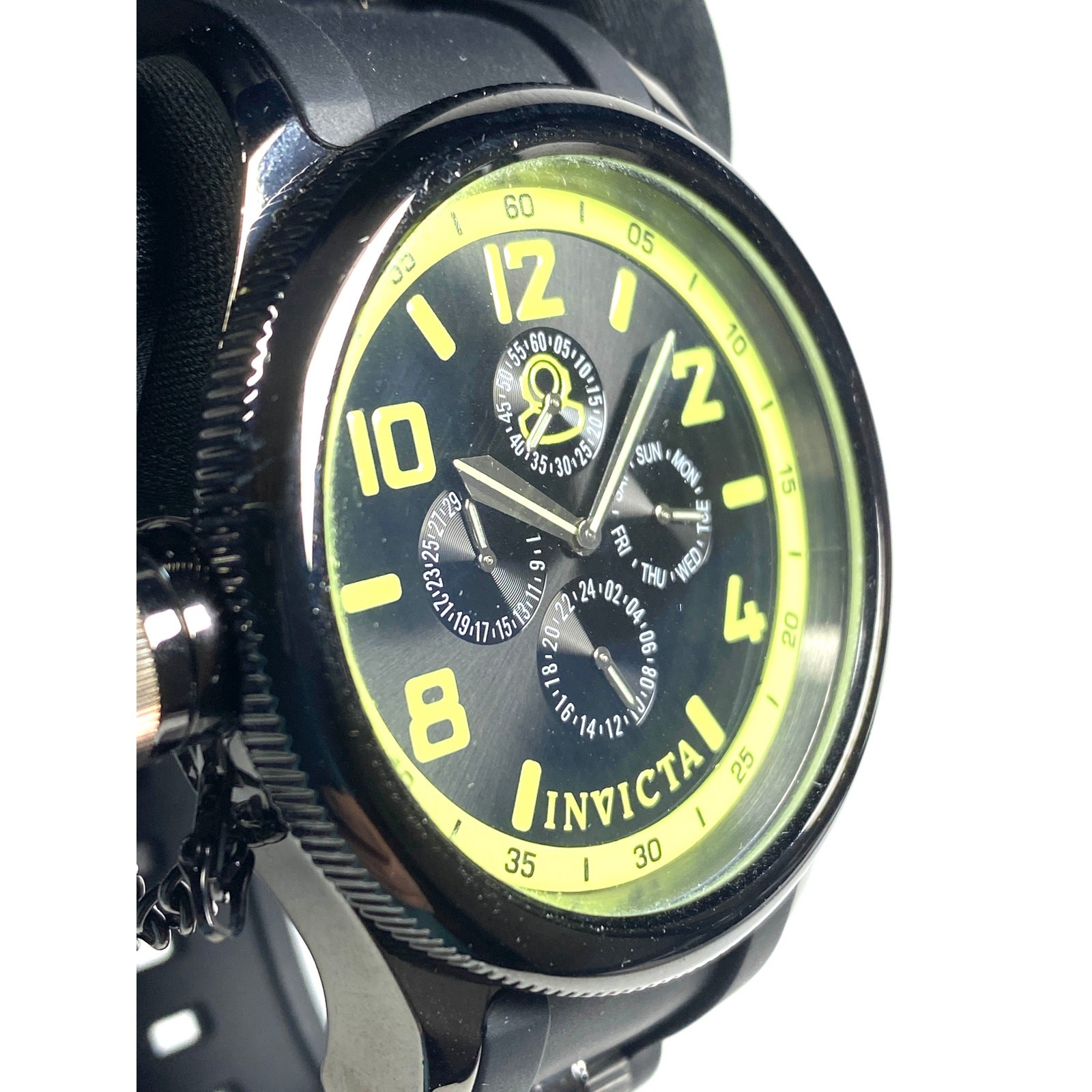 Invicta Model 1805 1959 Russian Diver 48.5mm Mens Watch Chronograph GMT WR 100m