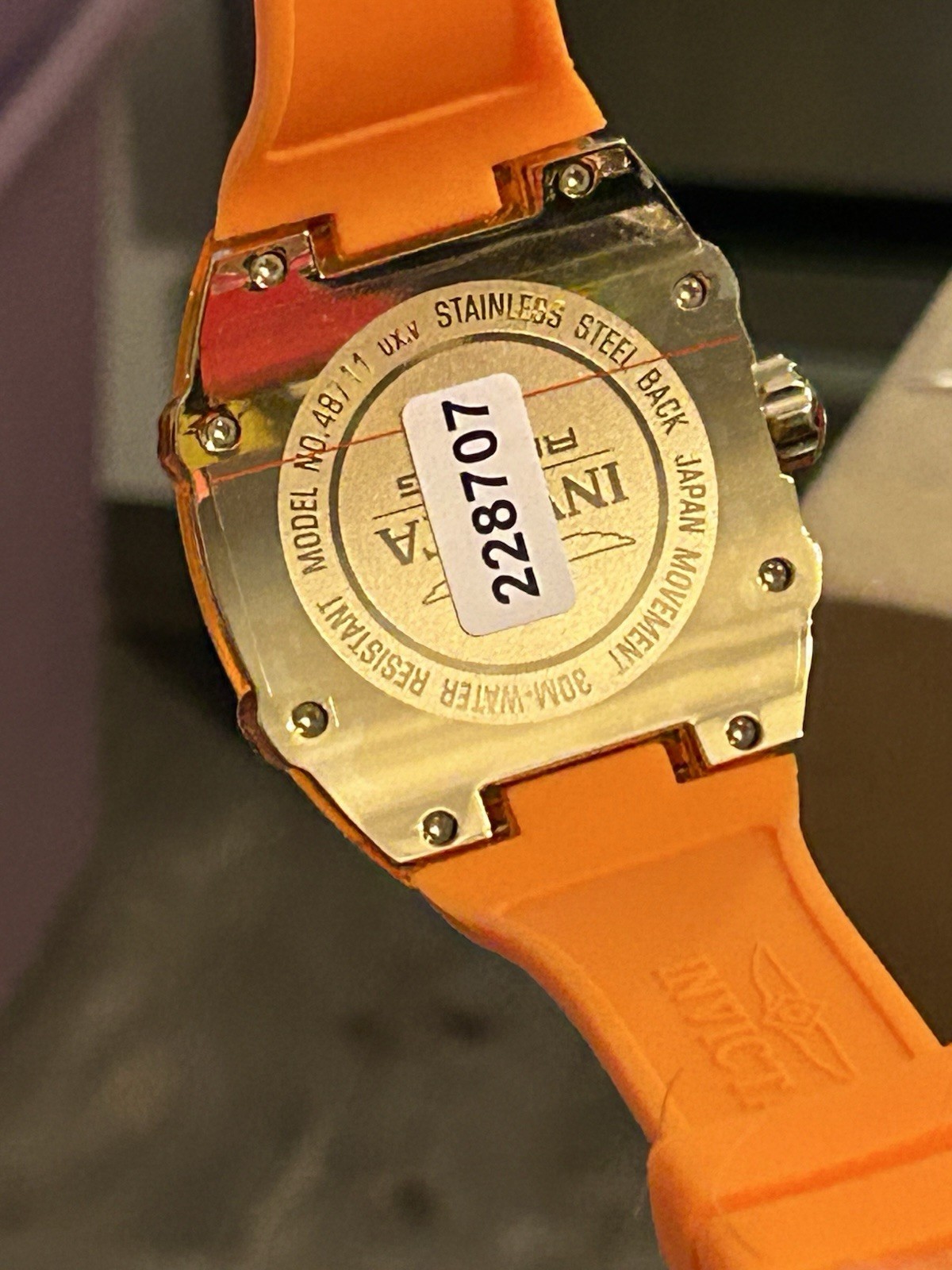 Invicta Racing Cyclone 48.5mm, WR 30m, 9”, New/Box/3yr Warranty, Orange, 48711