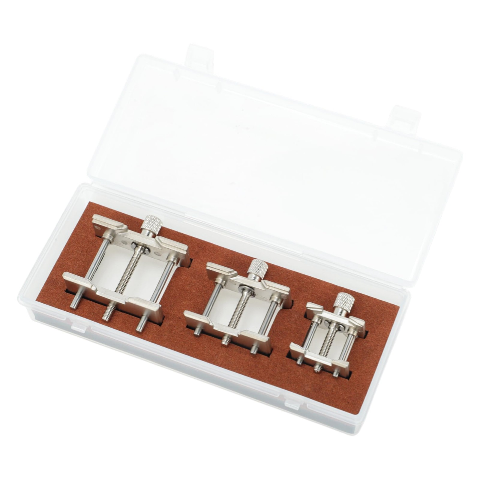 3pcs Watch Movement Holder Metal Reversible Movement Holder Watchmaker Repair…