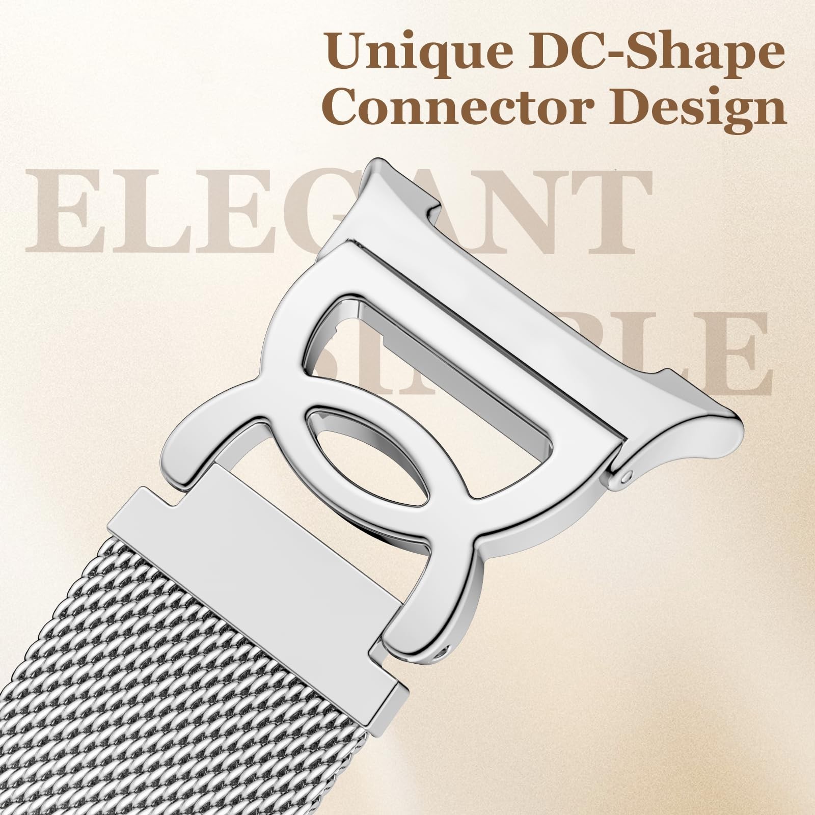 Metal Strap for Galaxy Watch 9/8, Milanese Magnetic Band 40mm/44mm/46mm, Unique