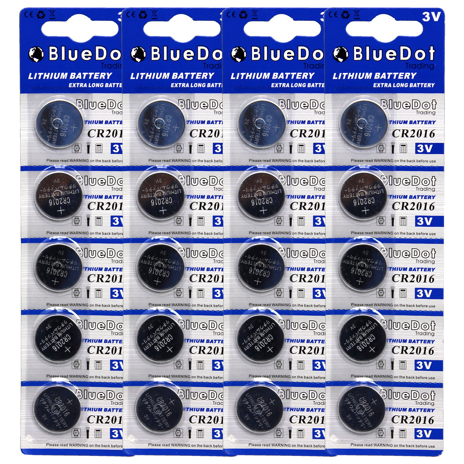 20 PC CR2016 CR 2016 DL2016 208-208 Lithium battery Fast Shipping from San Diego